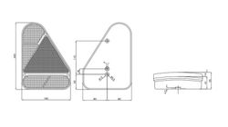 Linke Rückleuchte mit Nebelscheinwerfer