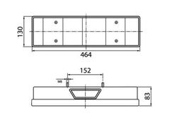 Fanale posteriore sinistro per DAF CF-XF (1995-2001)