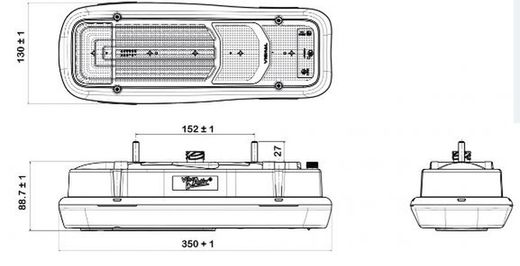 Linke Rückleuchte für Iveco Daily