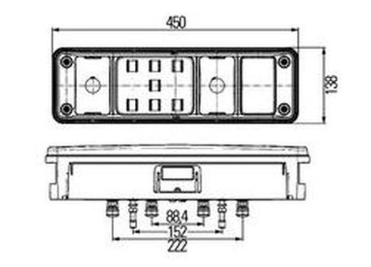 Piloto Trasero Izquierdo Krone Hibrido Con Cuerno