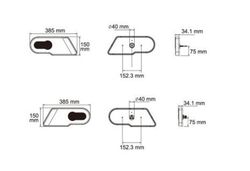 Piloto Trasero Izquierdo LED 6 Funciones