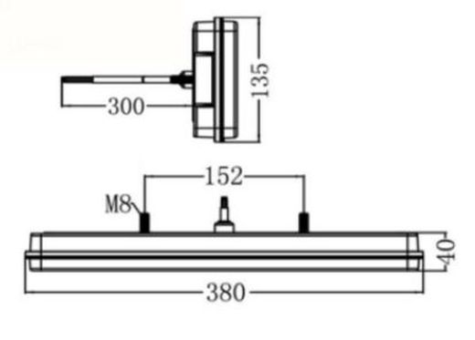 Piloto Trasero Izquierdo LED 6 Funciones Sin Luz De Matrícula