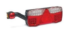 Piloto Trasero Izquierdo LED Con Cuerno Y Conector Amp+4ss