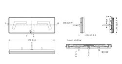 Piloto Trasero Izquierdo LED Efecto Neón Con Triángulo