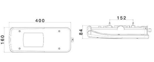 Linke hintere LED-Leuchte LC11 Iveco