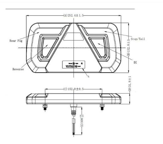 Multifunktions-LED-Anhängerleuchte links hinten