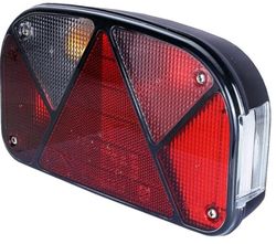 Linke Rückleuchte Multipoint II mit seitlicher Kennzeichenbeleuchtung