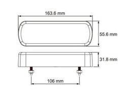 4-Funktions-LED-Rückleuchte