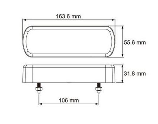 4-Funktions-LED-Rückleuchte