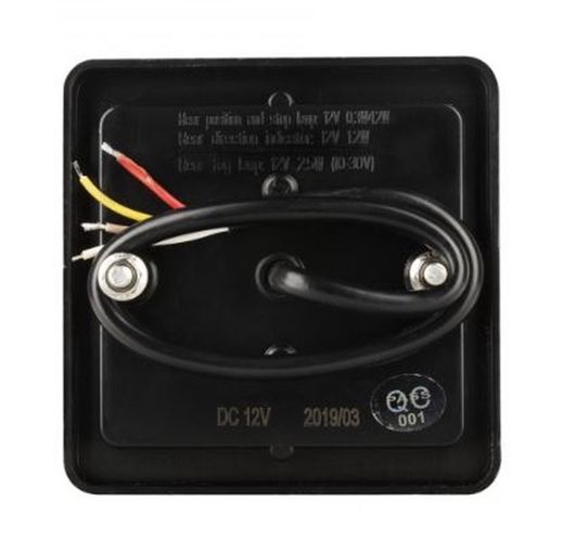 Piloto Trasero LED Cuadrado 10x10