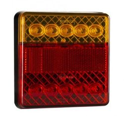 Piloto Trasero LED Cuadrado 10x10