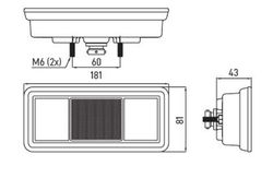 Piloto Trasero LED De 4 Funciones