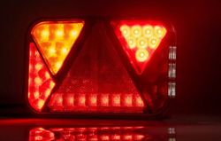 Rechte LED-Rückleuchte mit Nebelscheinwerfer (12 V)