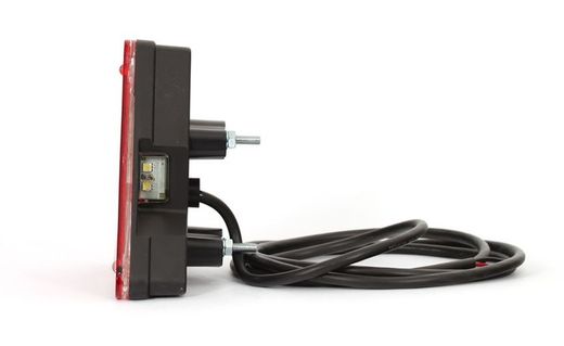 Linke dreieckige dynamische LED-Rückleuchte