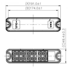 Spezielle LED-Rückleuchte für Trolley