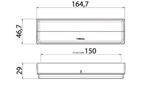 Linke/rechte LED-Rückleuchte mit 3 Funktionen