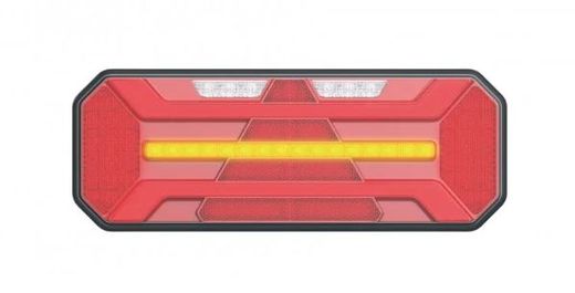 Piloto trasero led izquierdo con intermitente dinámico y triángulo