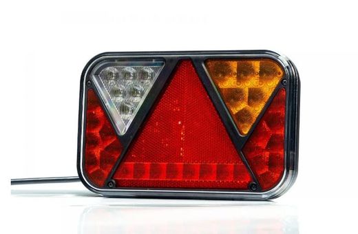 Piloto Trasero LED Izquierdo Con Marcha Atrás 12V