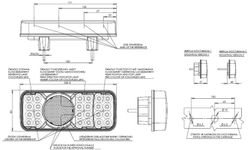 Piloto Trasero LED Multifunción Derecho