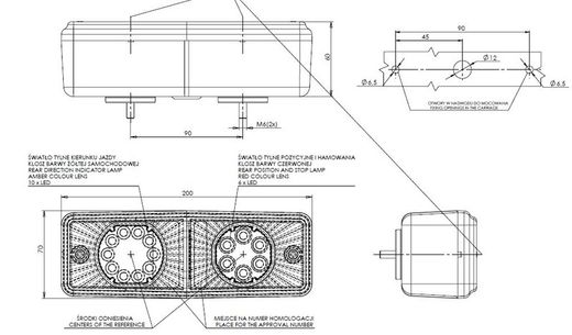 Piloto Trasero LED Multifunción Derecho/Izquierdo