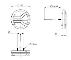 Navia Multifunktions-LED-Rückleuchte mit dynamischem Rechts-/Linksblinker