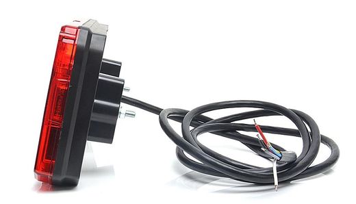 Piloto trasero led universal izquierdo con luz de matrícula lateral