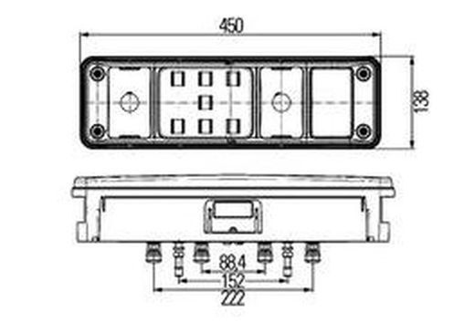 Piloto Trasero Multifunción Derecho Hibrido