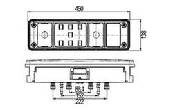 Piloto Trasero Multifunción Derecho Hibrido Con Cuerno