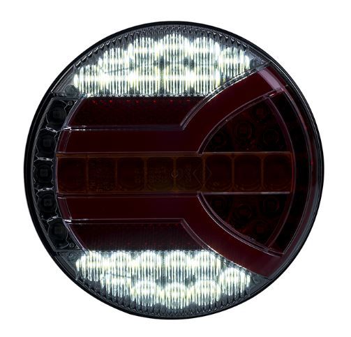 Multifunktionale LED-Rückleuchte mit dynamischem Rechts-/Links-Blinker