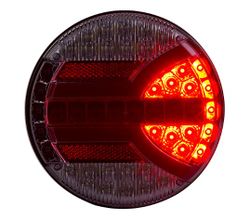 Multifunktionale LED-Rückleuchte mit dynamischem Rechts-/Links-Blinker