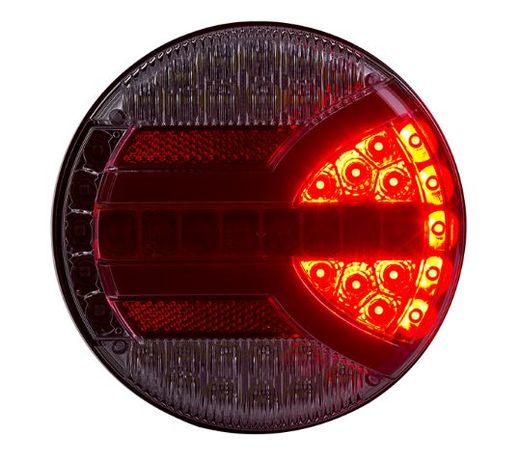 Multifunktionale LED-Rückleuchte mit dynamischem Rechts-/Links-Blinker