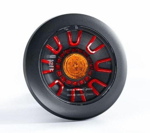 Feu arrière rond multifonction à LED à 3 fonctions