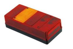 Universelle linke Rückleuchte mit Nebelscheinwerfer