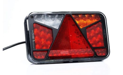 Lanterna traseira LED direita universal com 7 funções