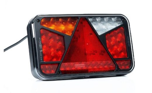 Lanterna traseira LED esquerda universal com 6 funções