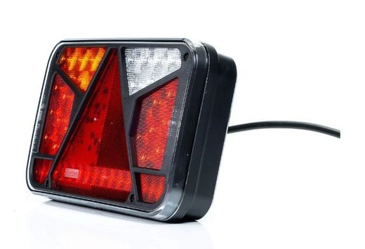 Universelle linke LED-Rückleuchte mit 7 Funktionen