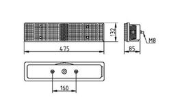 Fanale posteriore destro Volvo Fh-Fl