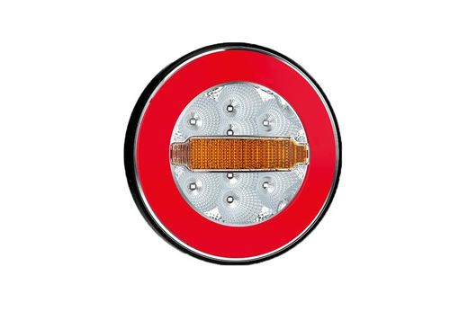 Piloto trasero redondo de LED con posición, freno y dirección FT-113LED - Fristom
