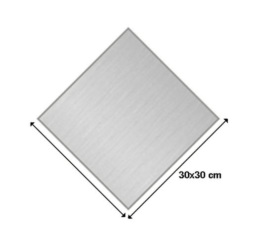 30 x 30 Aluminiumplatte zum Kleben und