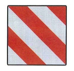 Placa aluminio carga sobresaliente