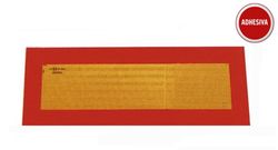 Placa corta adhesiva vehículo largo