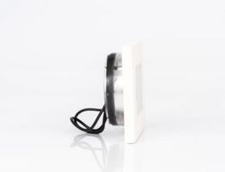 Plafonnier d'intérieur à 21 LED avec cadre carré blanc interchangeable