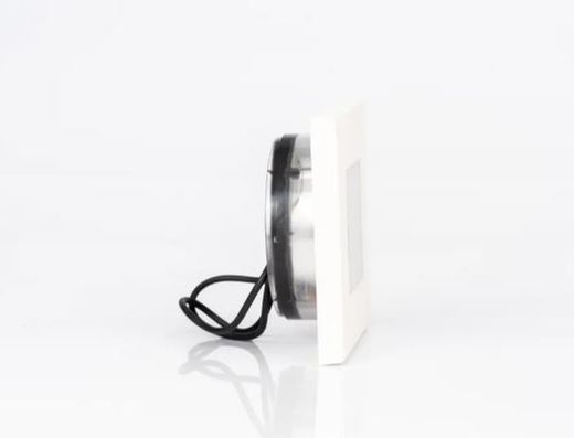 Plafonnier d'intérieur à 21 LED avec cadre carré blanc interchangeable