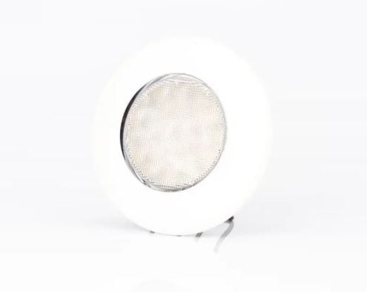 Plafón Interior De 21 Leds Con Marco Redondo Blanco Intercambiable