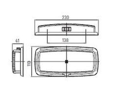 Plafonnier – Innenleuchte mit Schalter