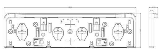 Kennzeichenhalter mit LED-Positionsleuchte