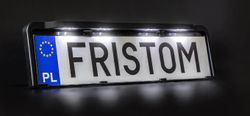 Kennzeichenhalter mit LED-Positionsleuchte
