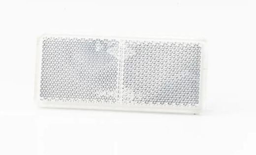 Reflex Rectangular Adhesivo Blanco 90x40mm