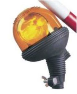 Megalux 12/24V Bernstein Drehbarer flexibler Mast