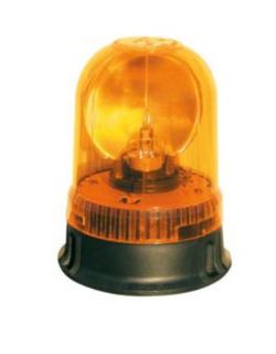 Drehbarer 12-V-Bernstein-Leuchtstoffröhre mit festem, flachem Sockel und 3 Befestigungspunkten